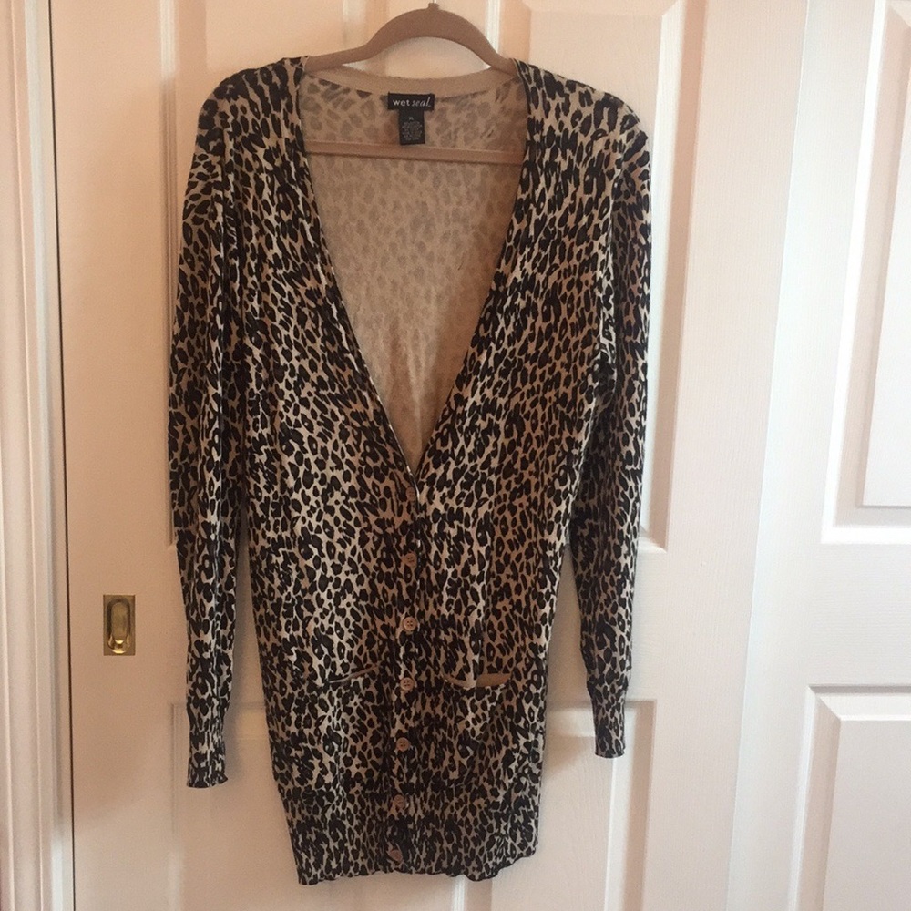 Leopard Cardigan
